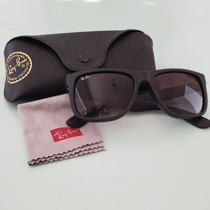 Classic Justin Rayban Matte Black Unisex